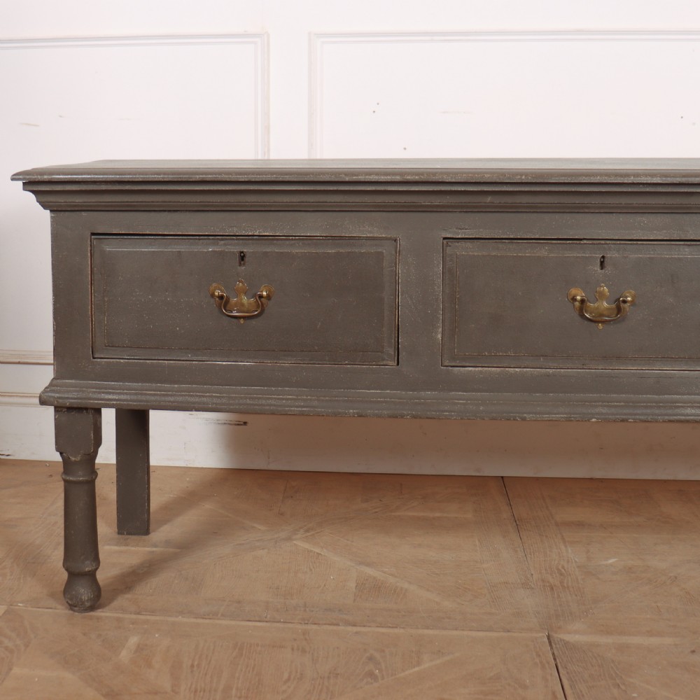 18thC English Dresser Base View II