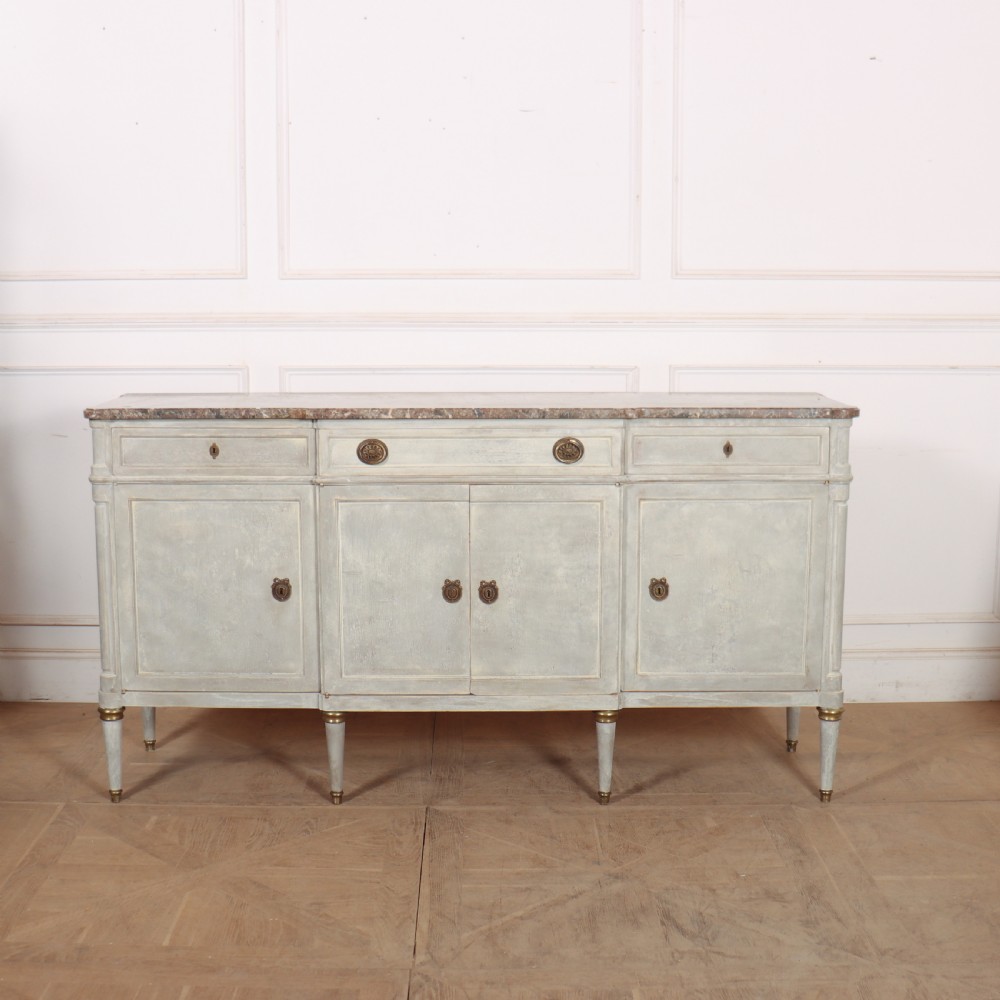 French Marble Top Sideboard