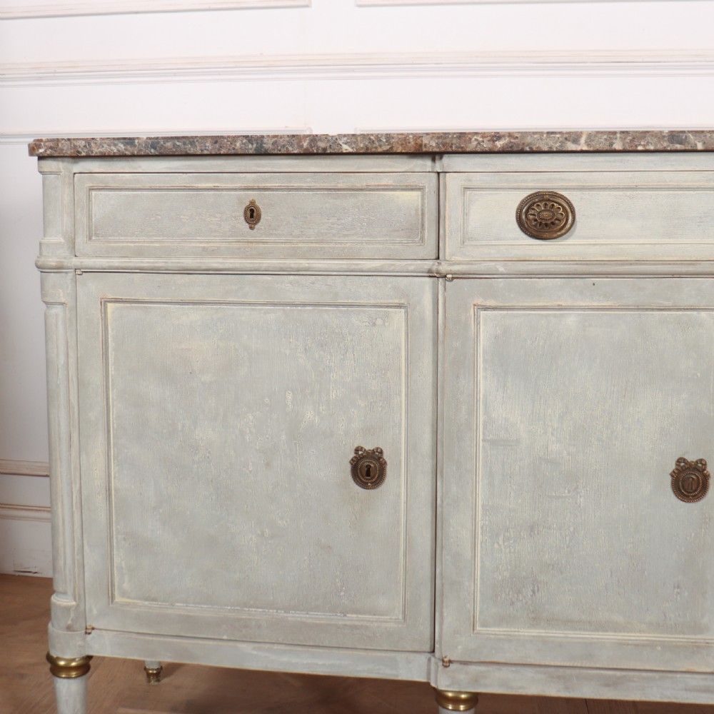 French Marble Top Sideboard View II