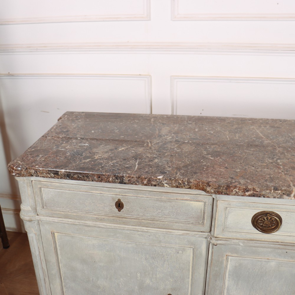 French Marble Top Sideboard View IX