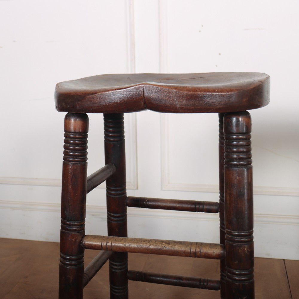 Matched Set of English Bar Stools View IX