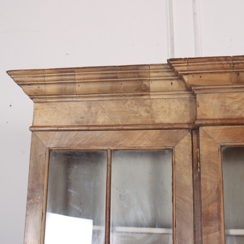English Bleached Walnut Bookcase View II