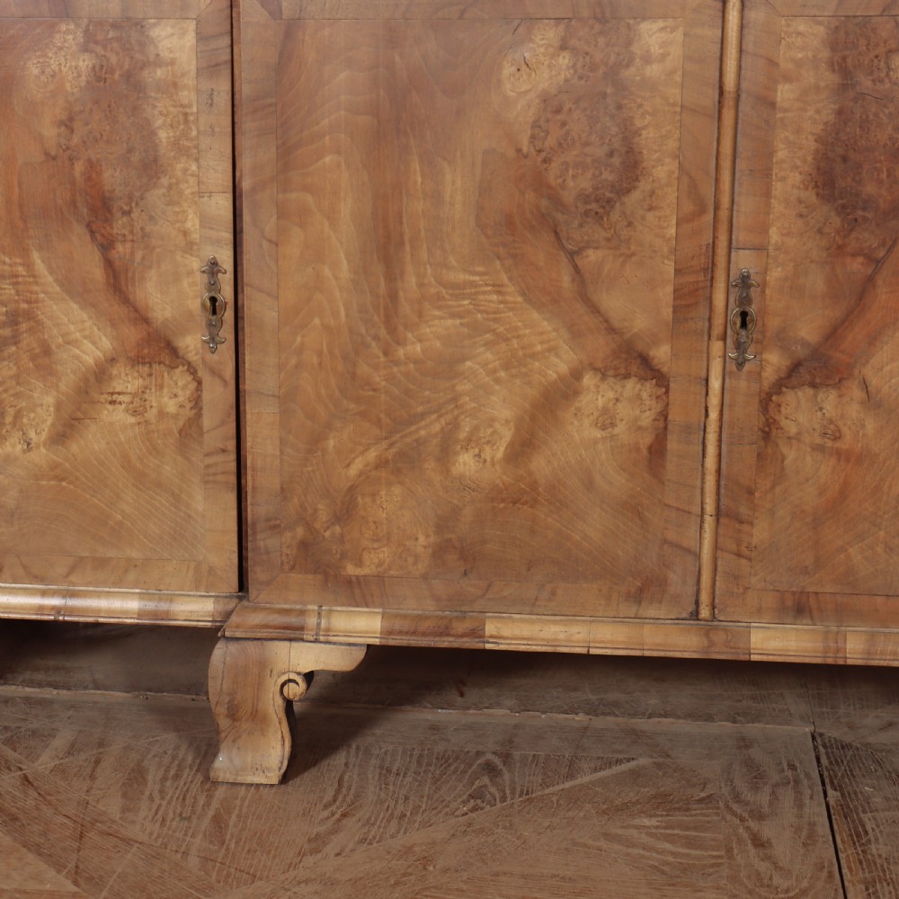 English Bleached Walnut Bookcase View VI