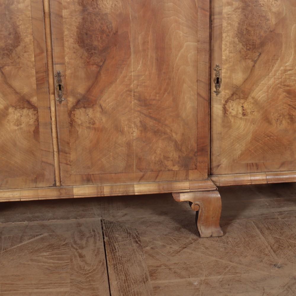 English Bleached Walnut Bookcase View VIII