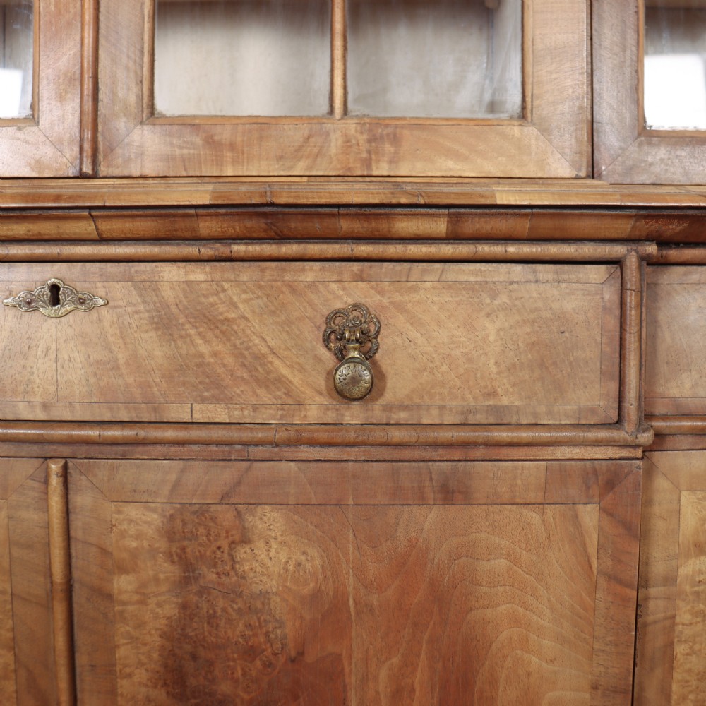 English Bleached Walnut Bookcase View X