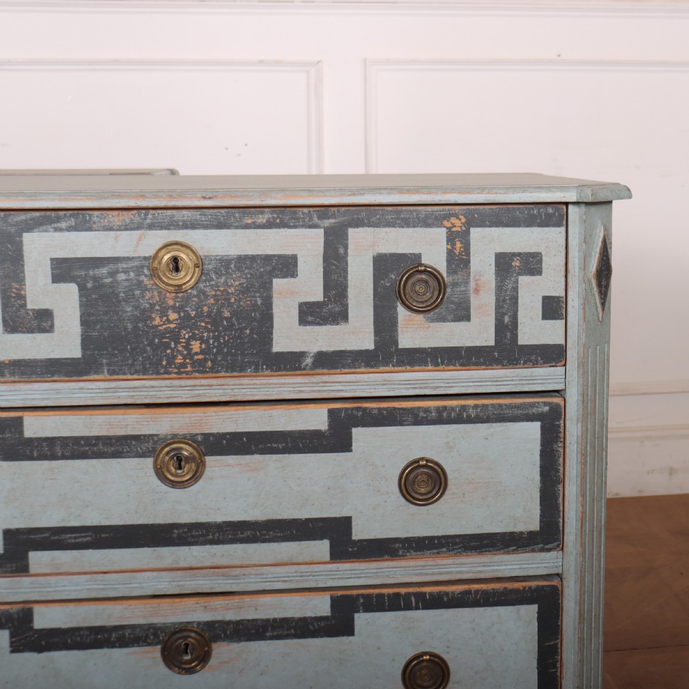 Pair of Swedish Painted Commodes View II