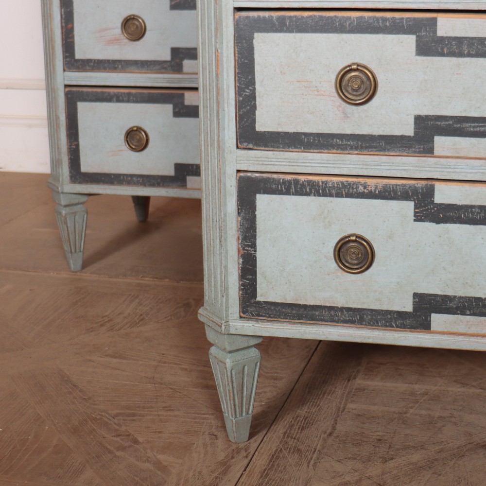 Pair of Swedish Painted Commodes View III