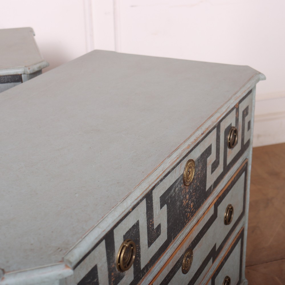 Pair of Swedish Painted Commodes View XI