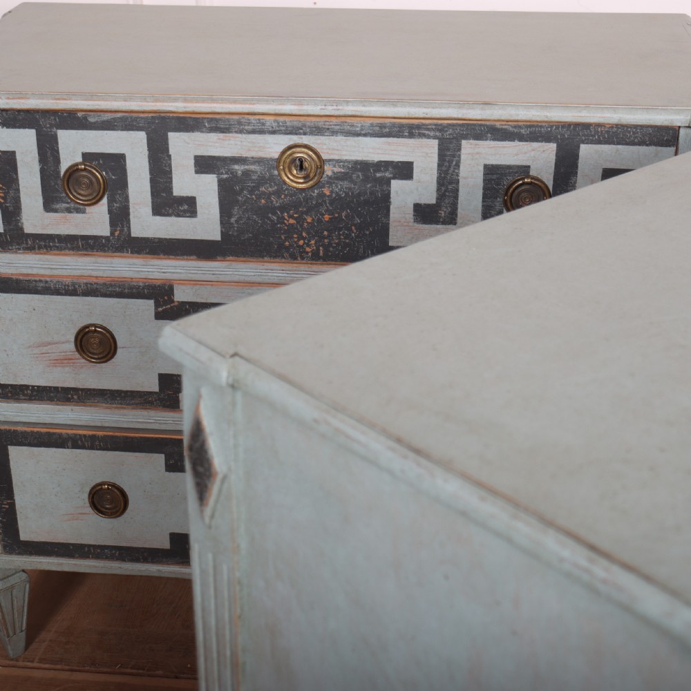 Pair of Swedish Painted Commodes View XII