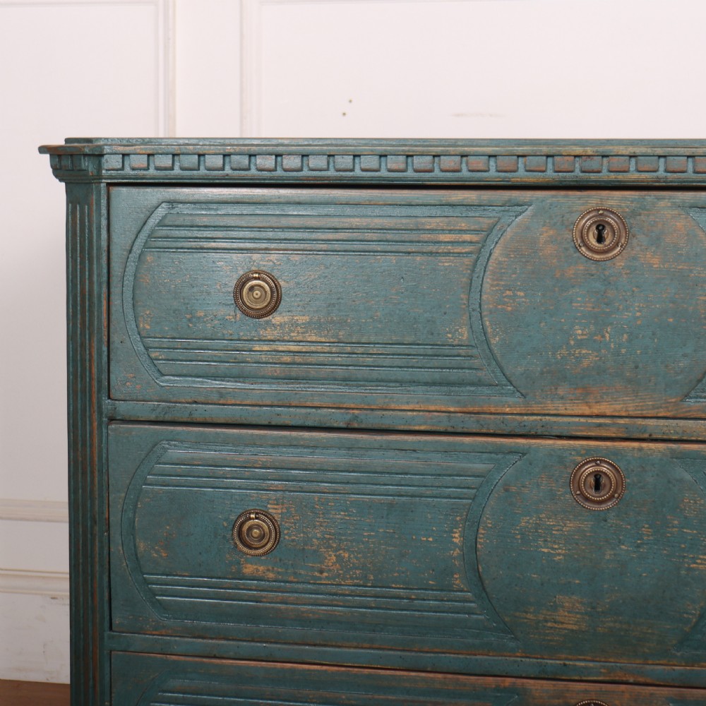 Swedish Painted Commode View II