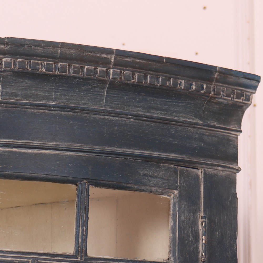 English Bowfront Corner Cupboard View III