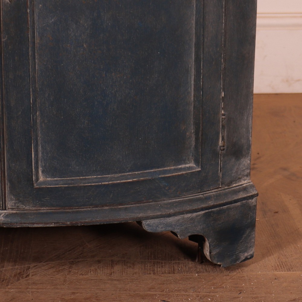 English Bowfront Corner Cupboard View VII