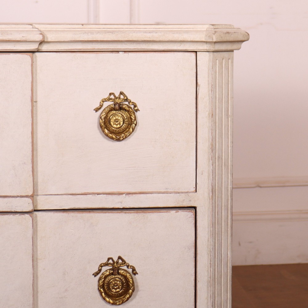 Pair of Swedish Painted Commodes View V