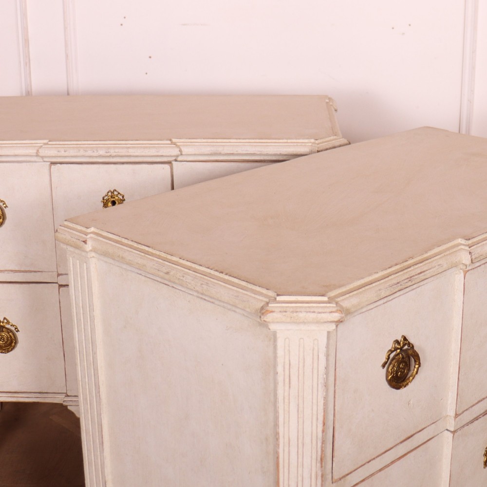 Pair of Swedish Painted Commodes View VIII