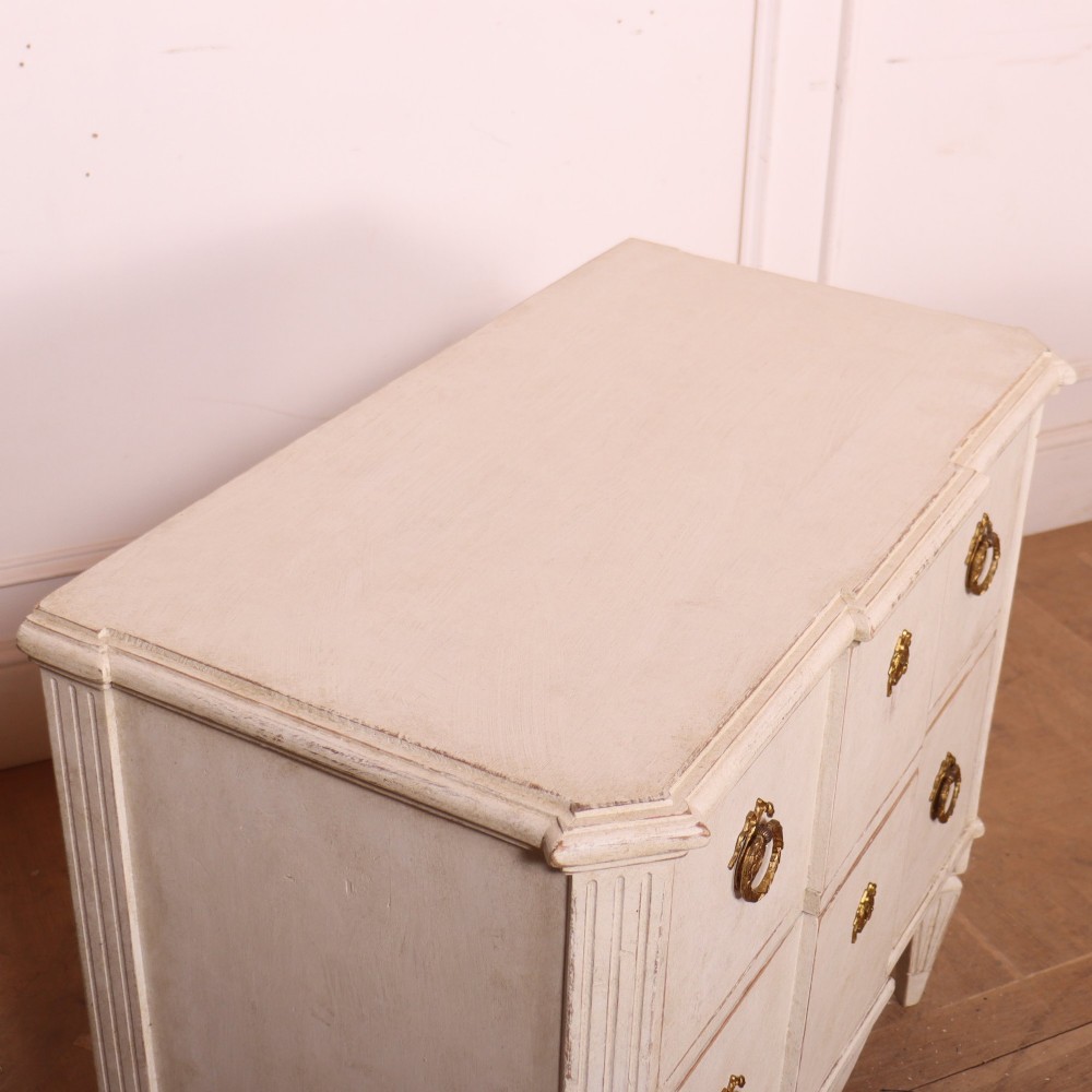 Pair of Swedish Painted Commodes View XI