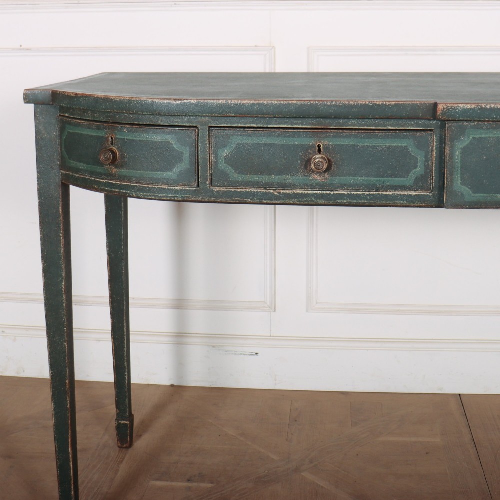 English Bowfronted Console Table View II