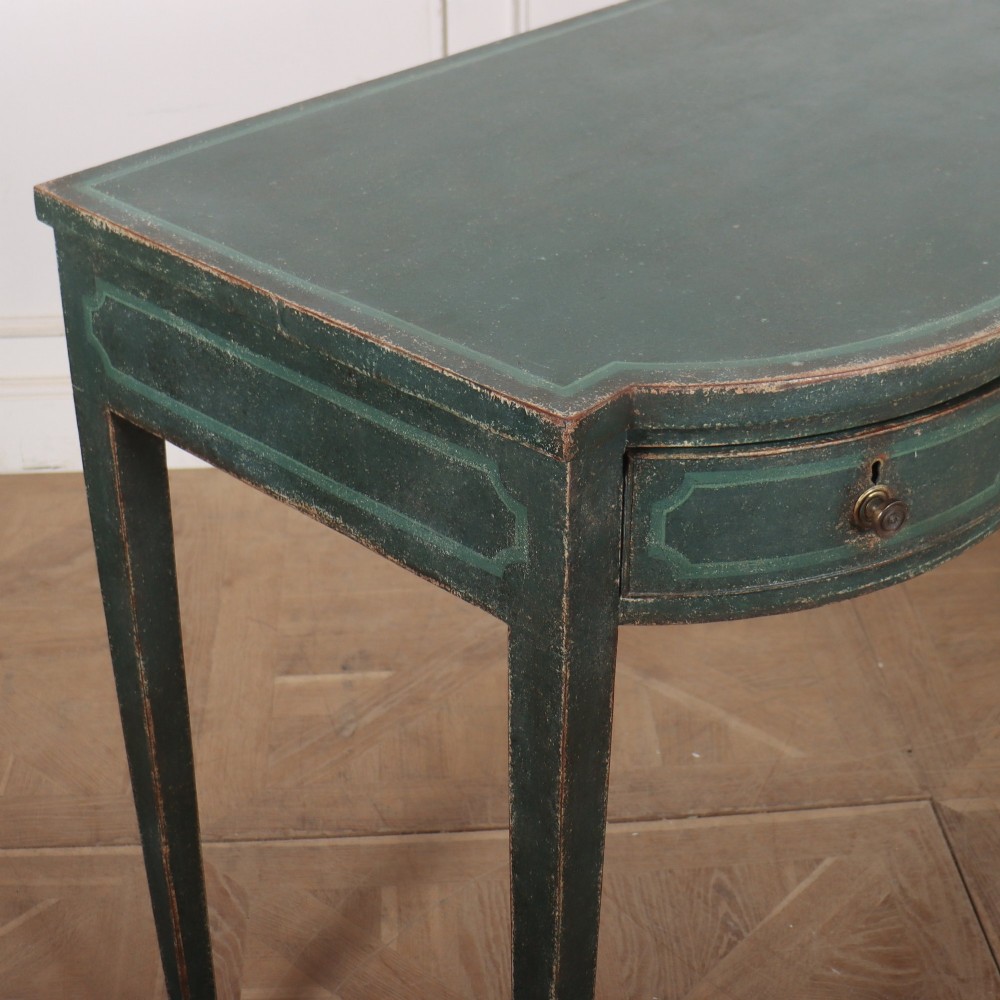 English Bowfronted Console Table View VIII