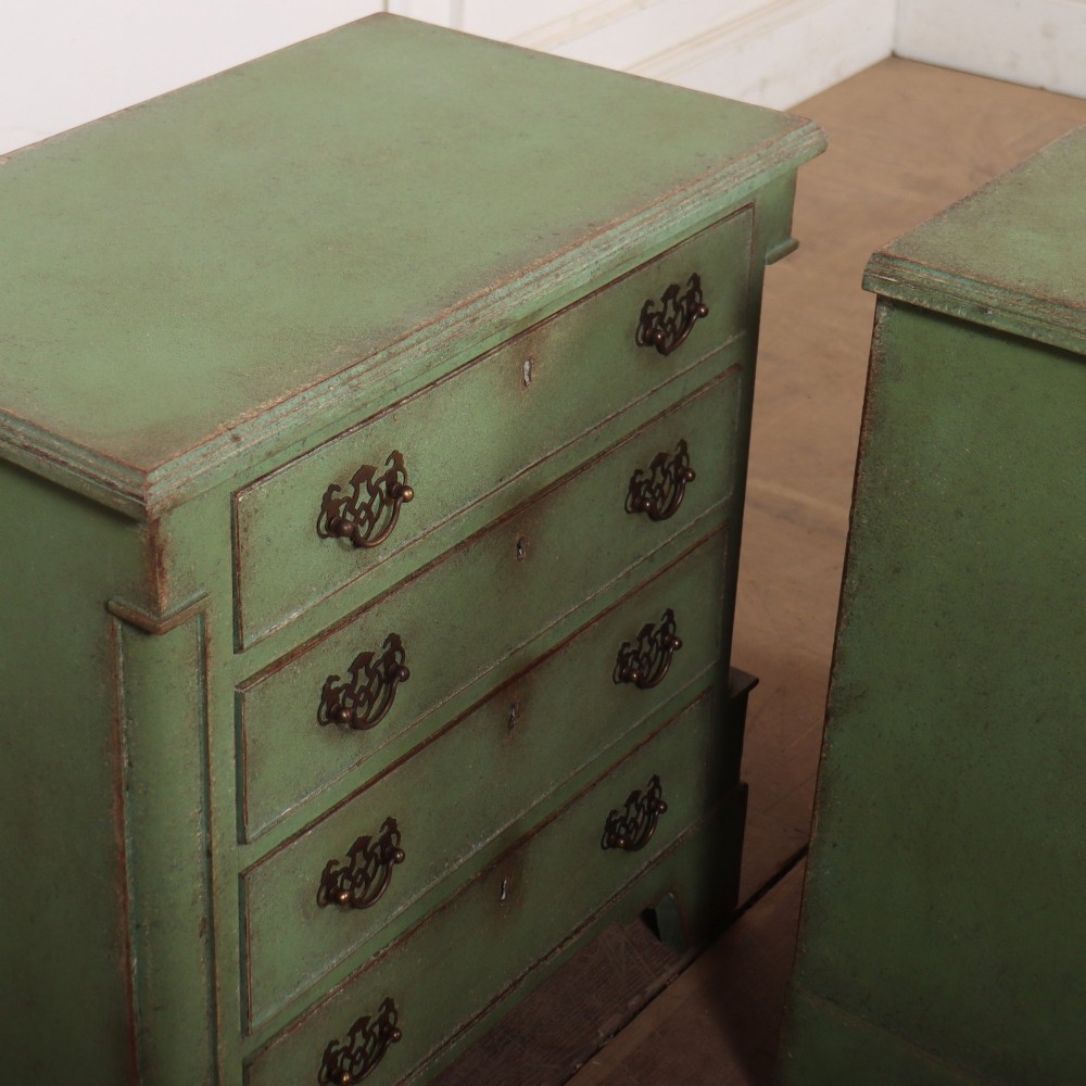 Pair of Georgian Style Bedside Chests View X