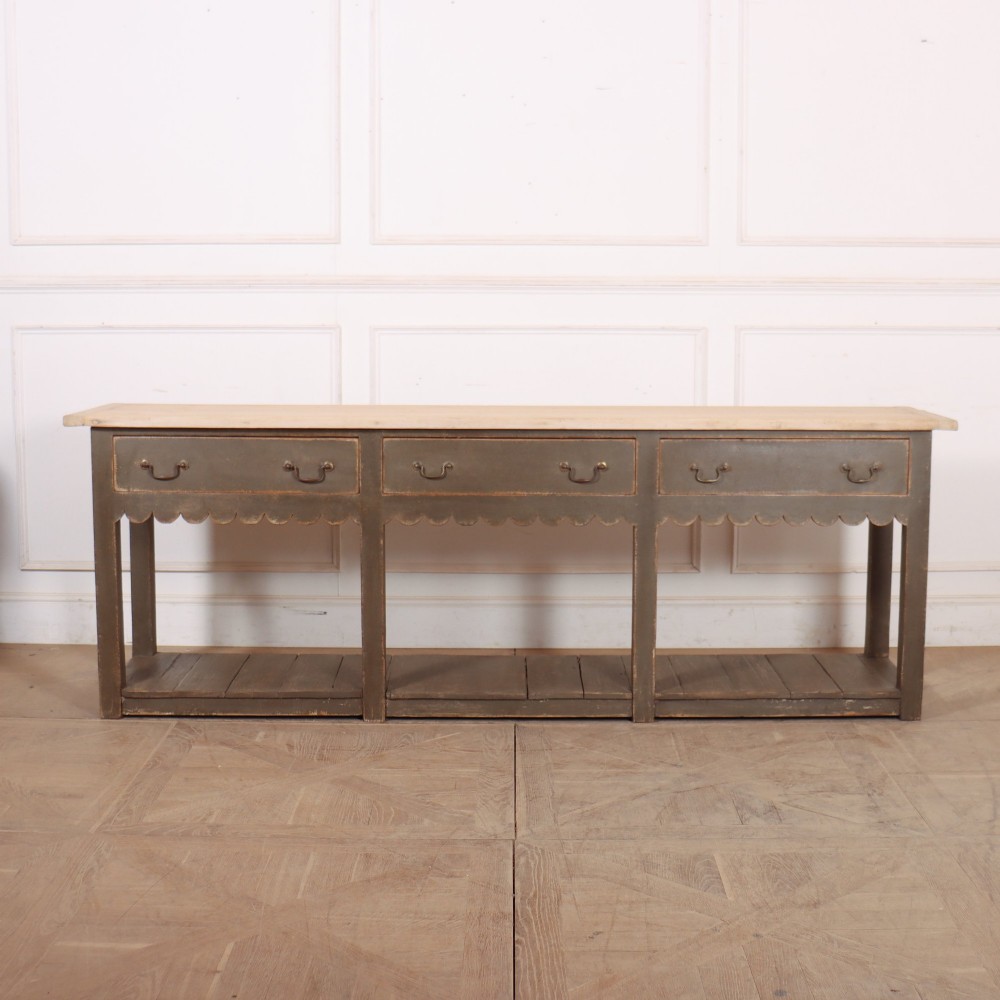 19th Century Painted Potboard Dresser Base