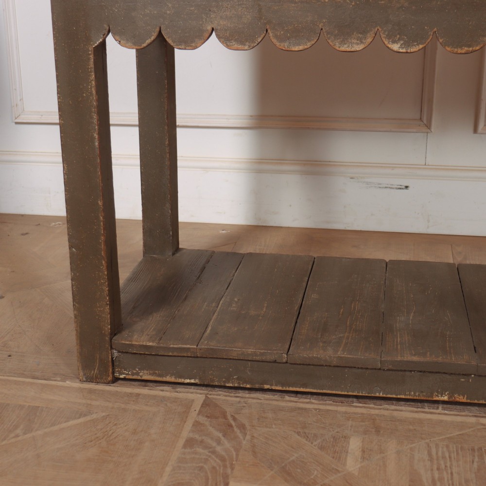 19th Century Painted Potboard Dresser Base View III