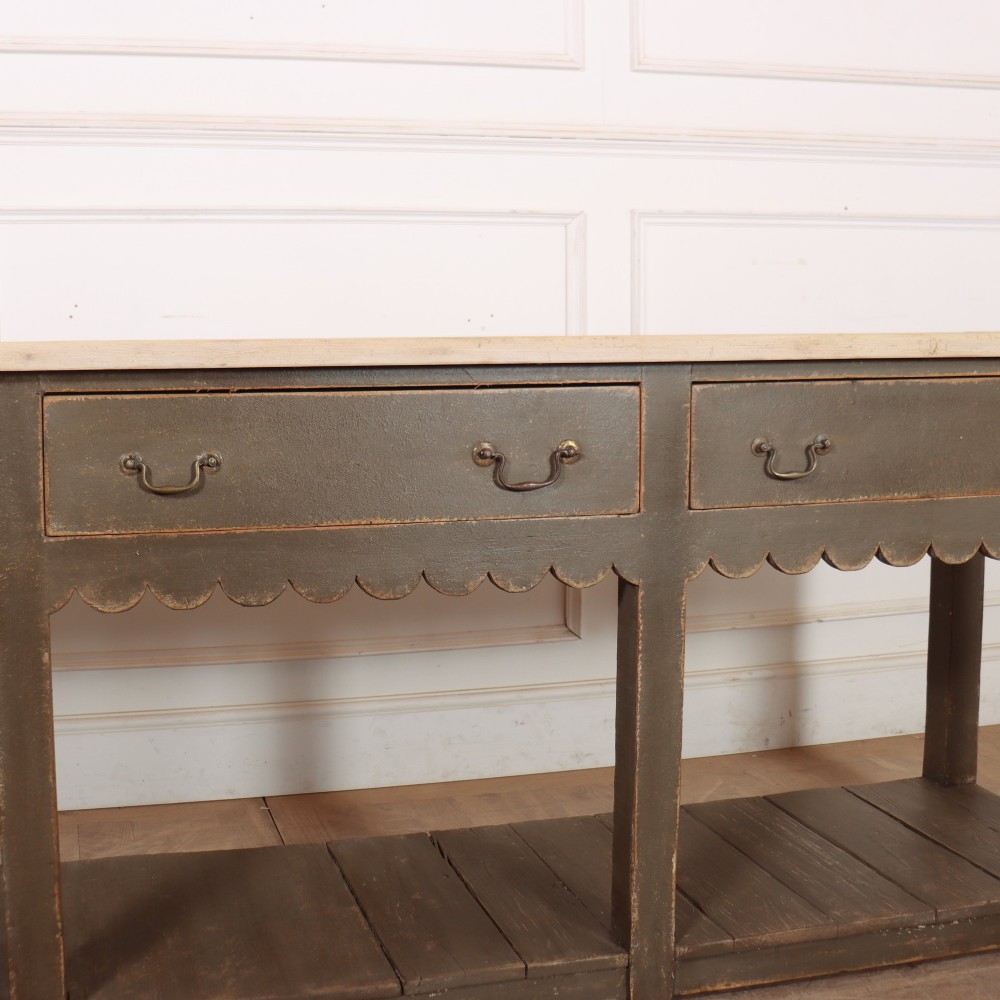 19th Century Painted Potboard Dresser Base View IV