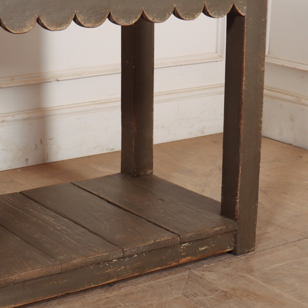 19th Century Painted Potboard Dresser Base View VII