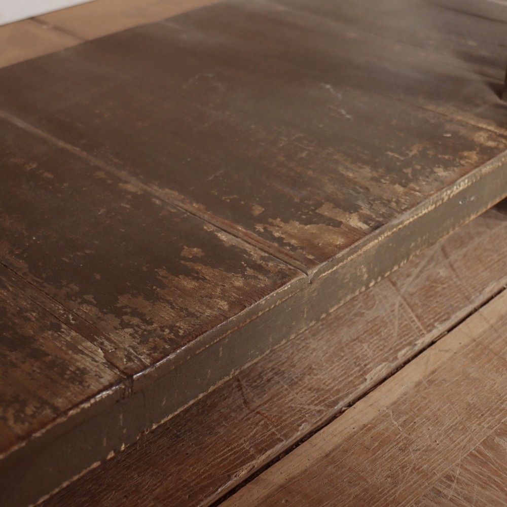 English Painted Potboard Dresser Base View VIII