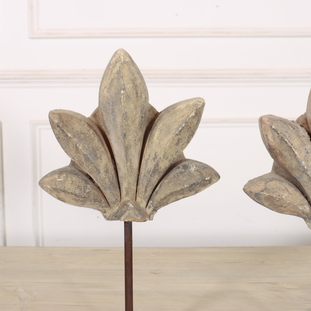 Pair of Stone Fragments on Stand View II
