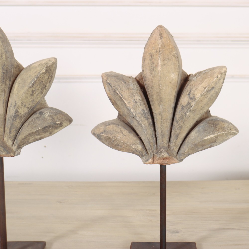 Pair of Stone Fragments on Stand View III