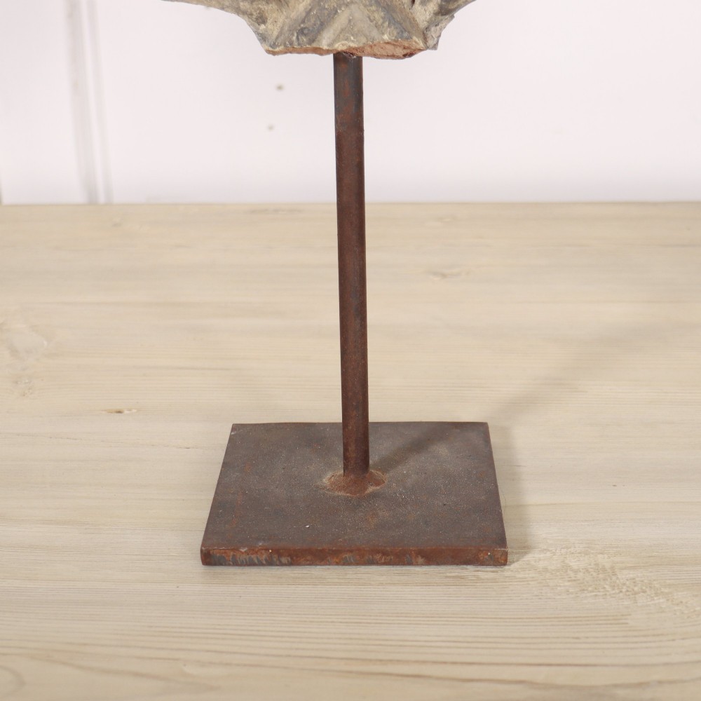 Pair of Stone Fragments on Stand View IV