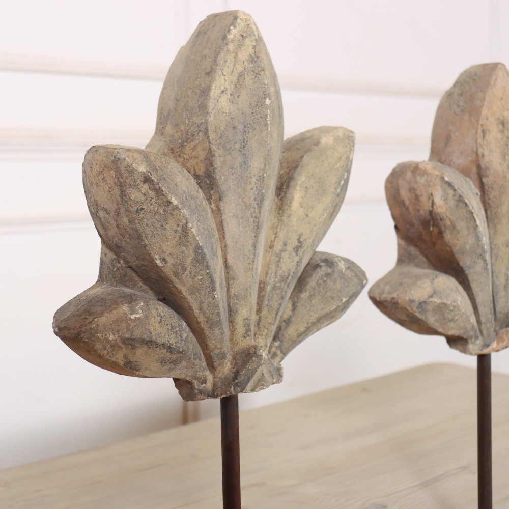 Pair of Stone Fragments on Stand View VII