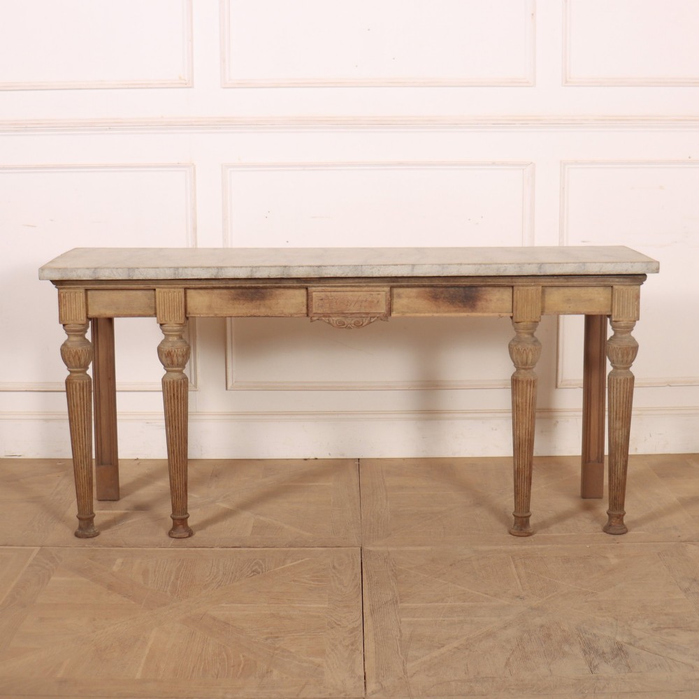 English Bleached Console Table