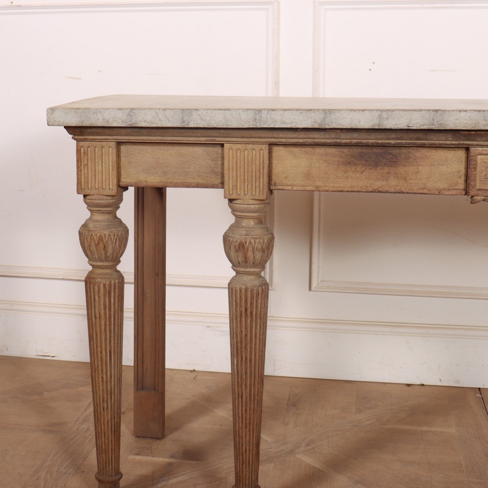 English Bleached Console Table View II