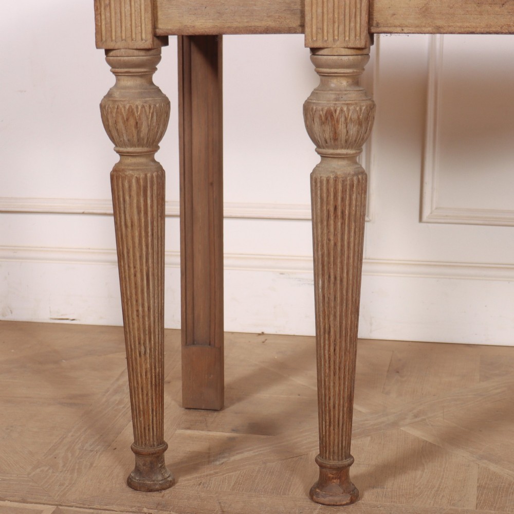 English Bleached Console Table View III
