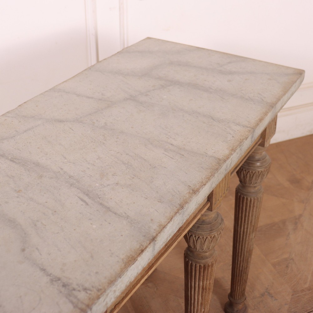 English Bleached Console Table View X