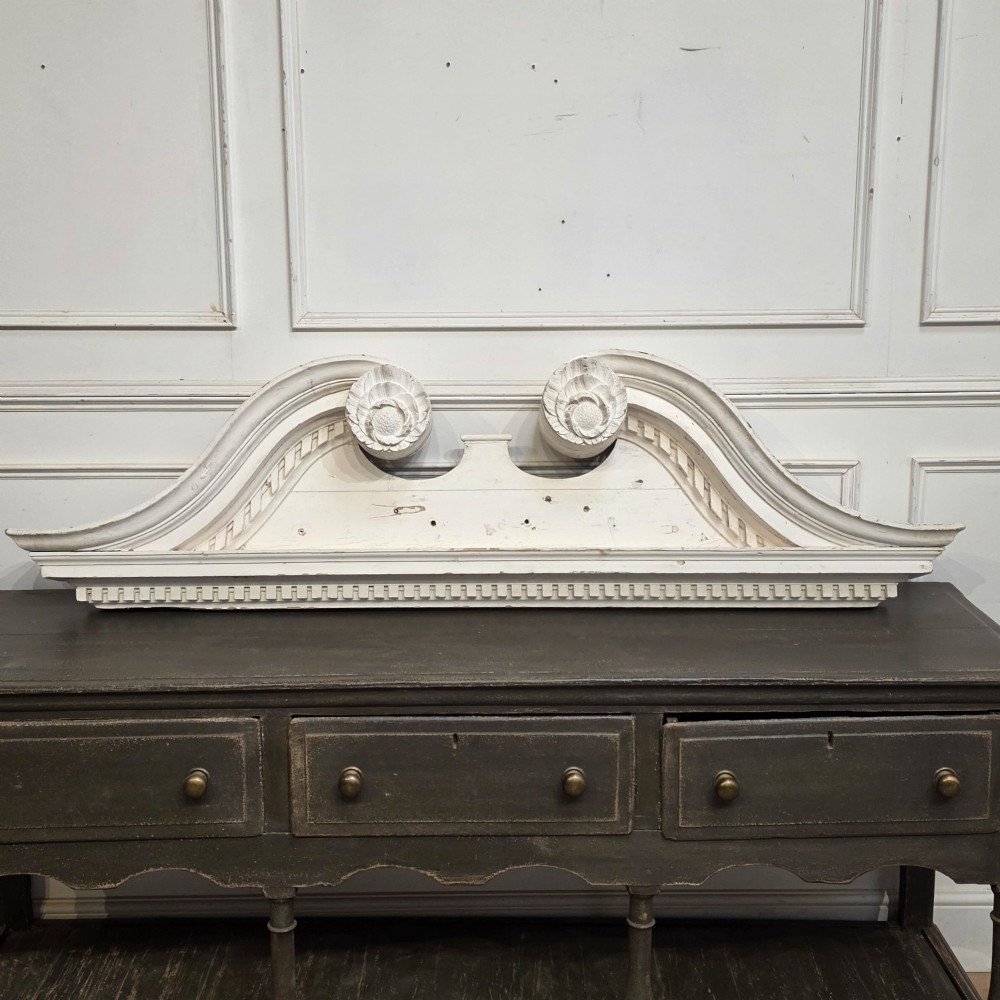 Large 19th C Overdoor Pediment