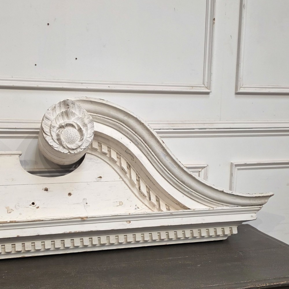 Large 19th C Overdoor Pediment View III