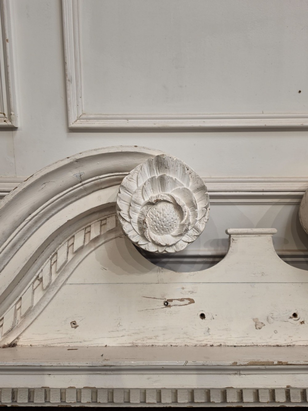 Large 19th C Overdoor Pediment View V