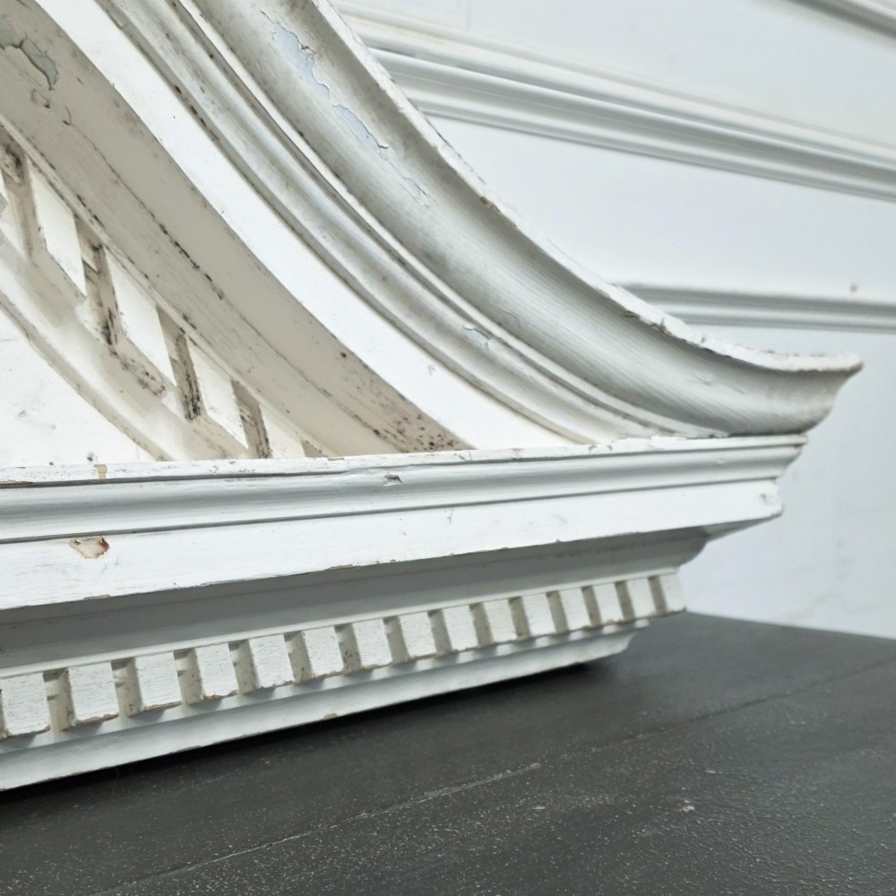 Large 19th C Overdoor Pediment View VI
