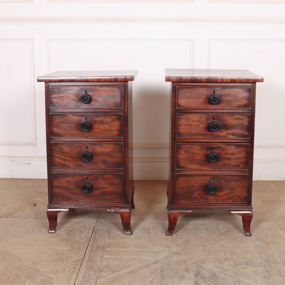 Pair of English Bedside Tables
