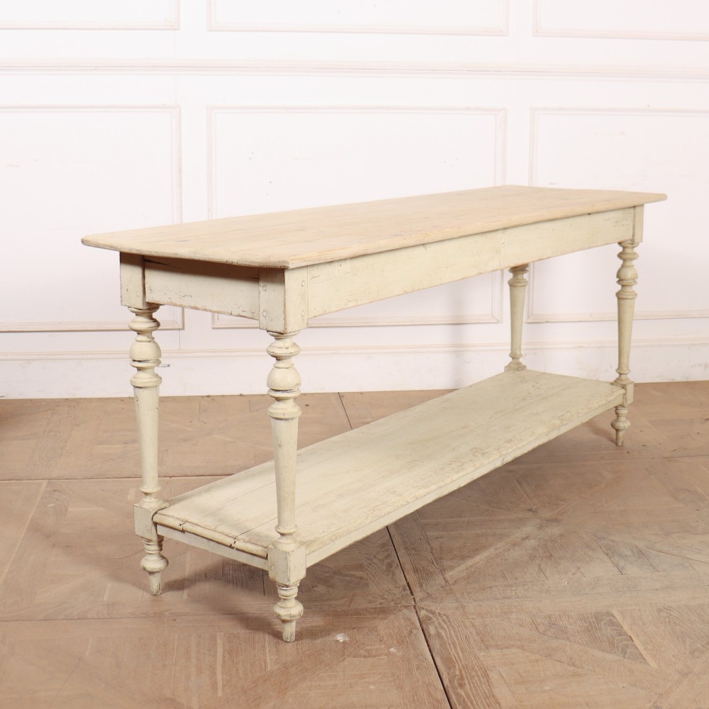French Painted Drapers Table
