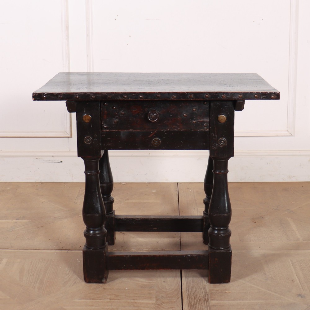 Italian Walnut Side Table