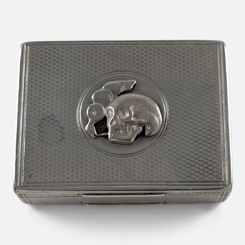 Sterling Silver Snuff Box - Thomas William Dee - 1866