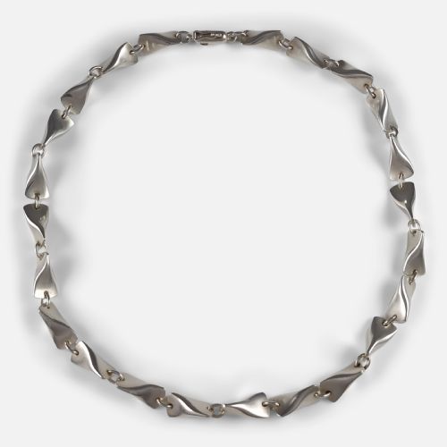 Georg Jensen Sterling Silver Butterfly Necklace #104A - Edvard Kindt-Larsen