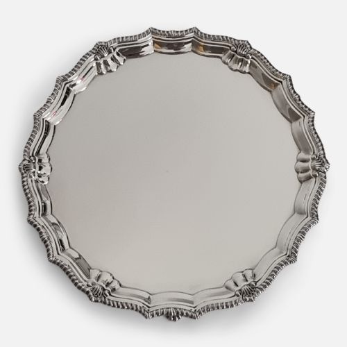 Elizabeth II Sterling Silver Salver - Barker Ellis Silver Co - 1965