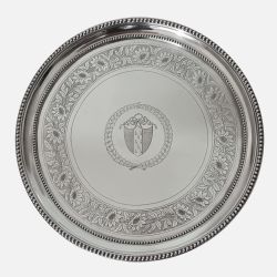 GEORGE III STERLING SILVER SALVER WILLIAM BENNETT 1814