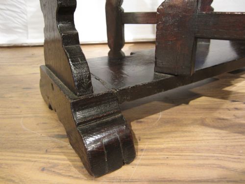 SMALL OAK GATELEG TABLE - ADDITIONAL PHOTO 5