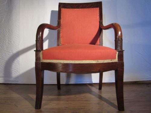 antique french period empire armchair - CATEGORY: ANTIQUE CHAIRS - DATED 19TH CENTURY