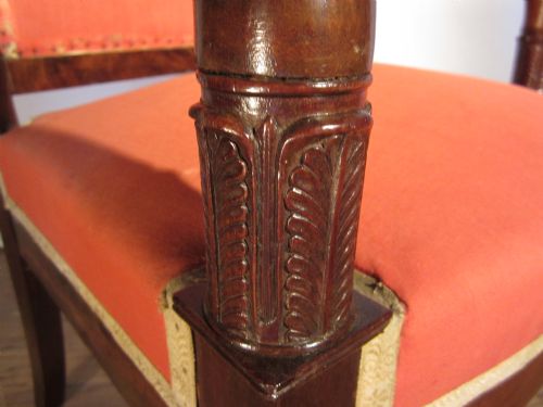 ANTIQUE FRENCH PERIOD EMPIRE ARMCHAIR - ADDITIONAL PHOTO 7