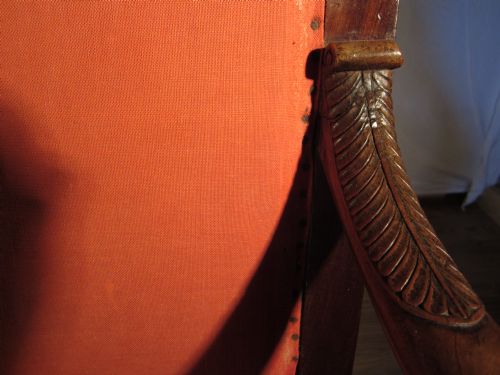 ANTIQUE FRENCH PERIOD EMPIRE ARMCHAIR - ADDITIONAL PHOTO 8